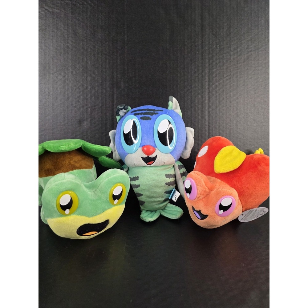 Manhattan Toy Company Morphies Snappafire, Merkit & Furttleaf,‎ 3 Plush Toys NEW